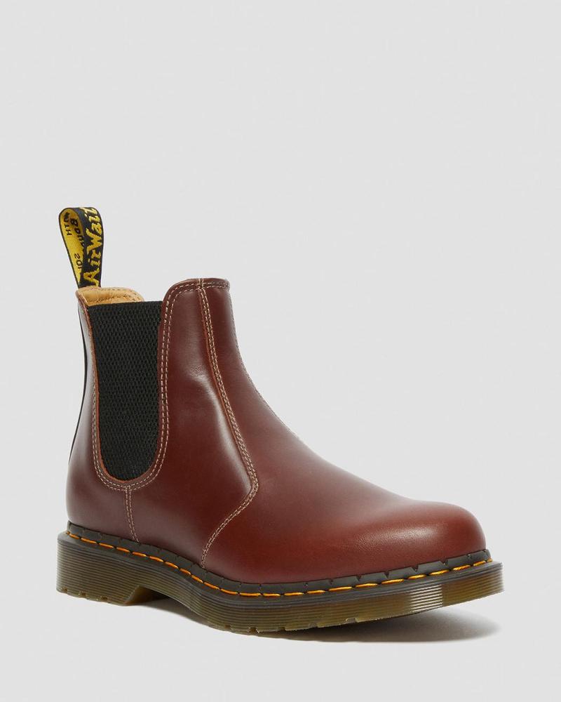 Men\'s Dr Martens 2976 Abruzzo Leather Ankle Boots Brown / Black | AU 417SGL